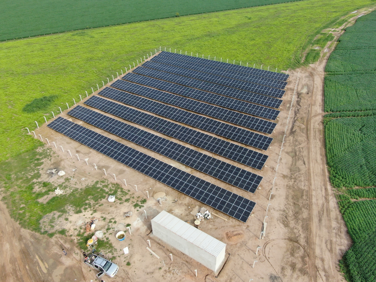 instalação energia solar fazenda 3