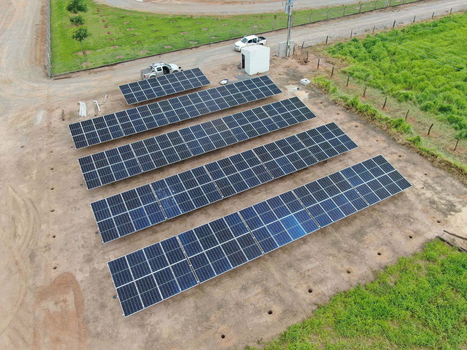 instalacao de energia solar fazenda sao joao