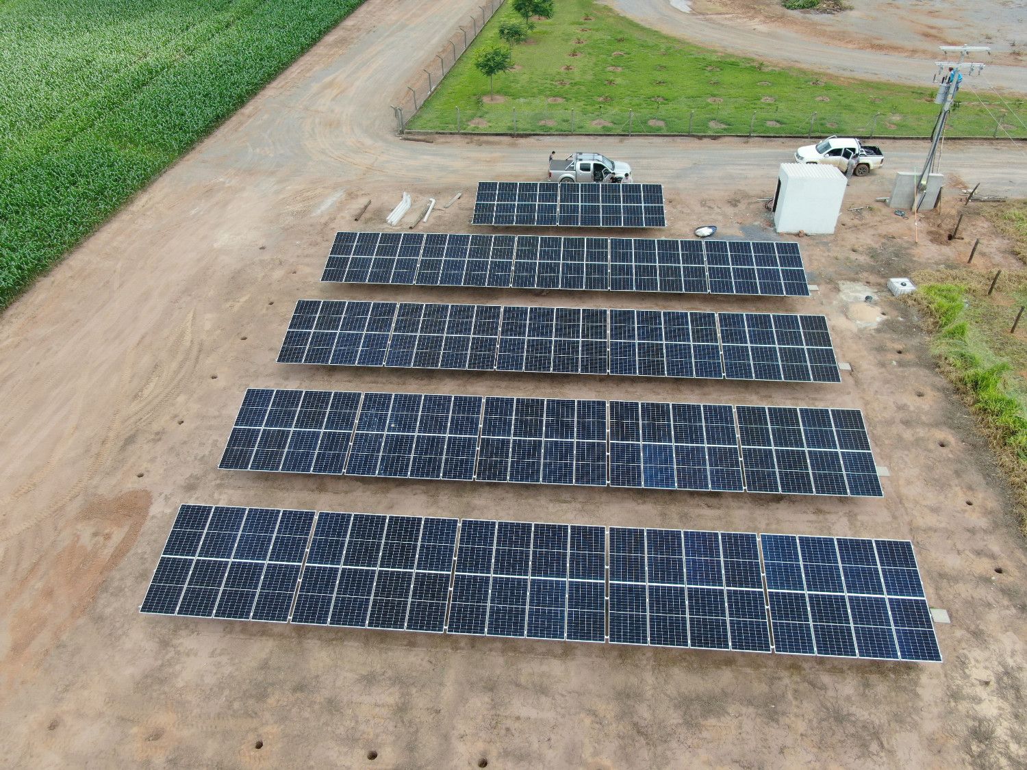 instalação de energia solar fazenda são joao