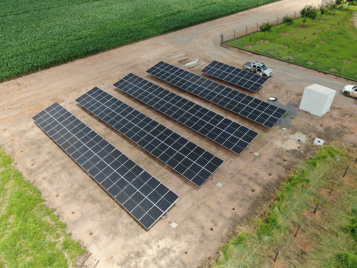 instalação de energia solar fazenda são joao