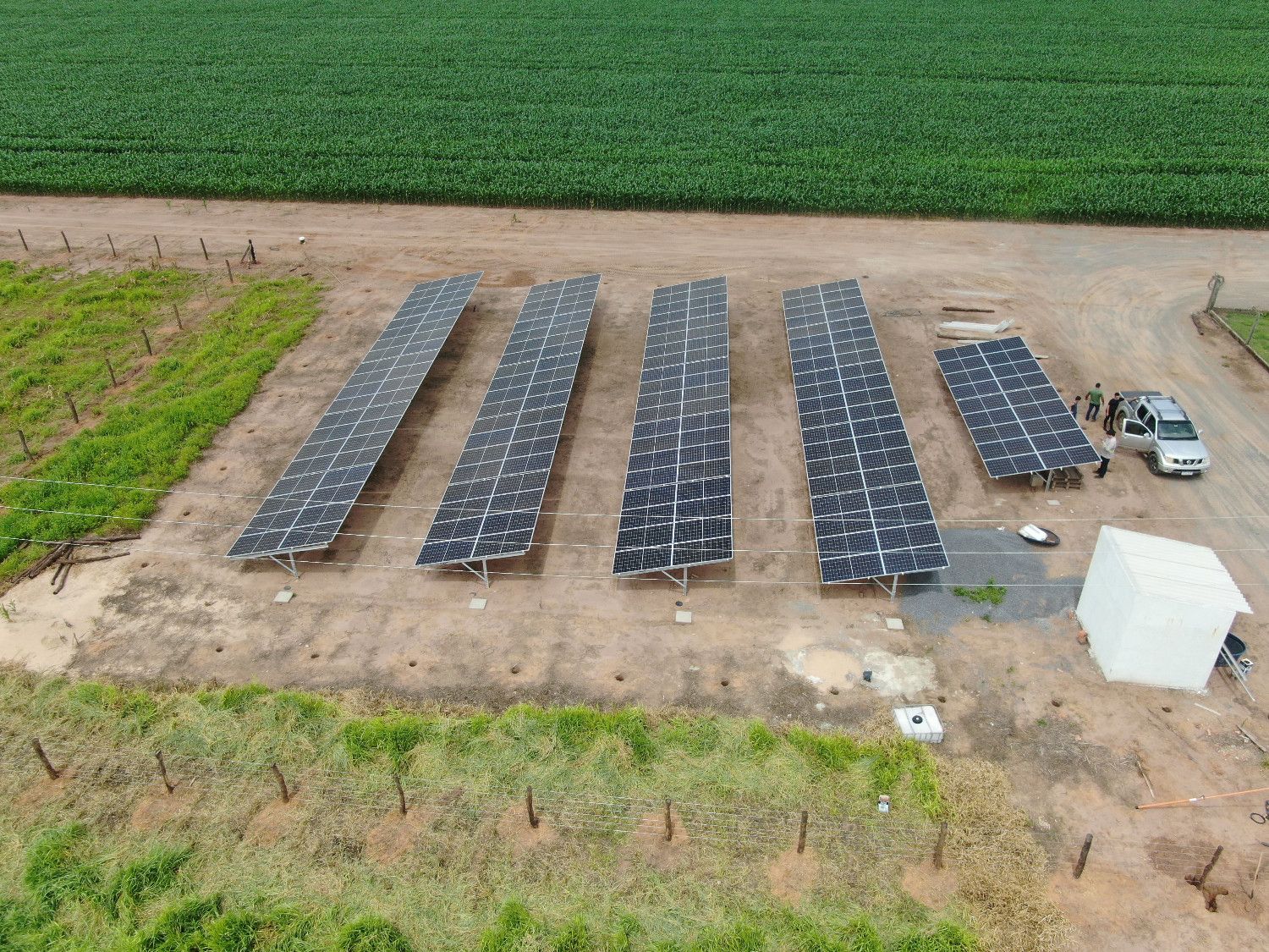instalação de energia solar fazenda são joao