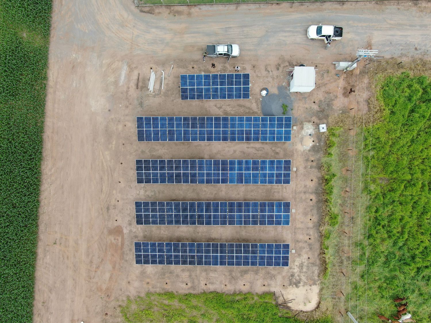 instalação de energia solar fazenda são joao